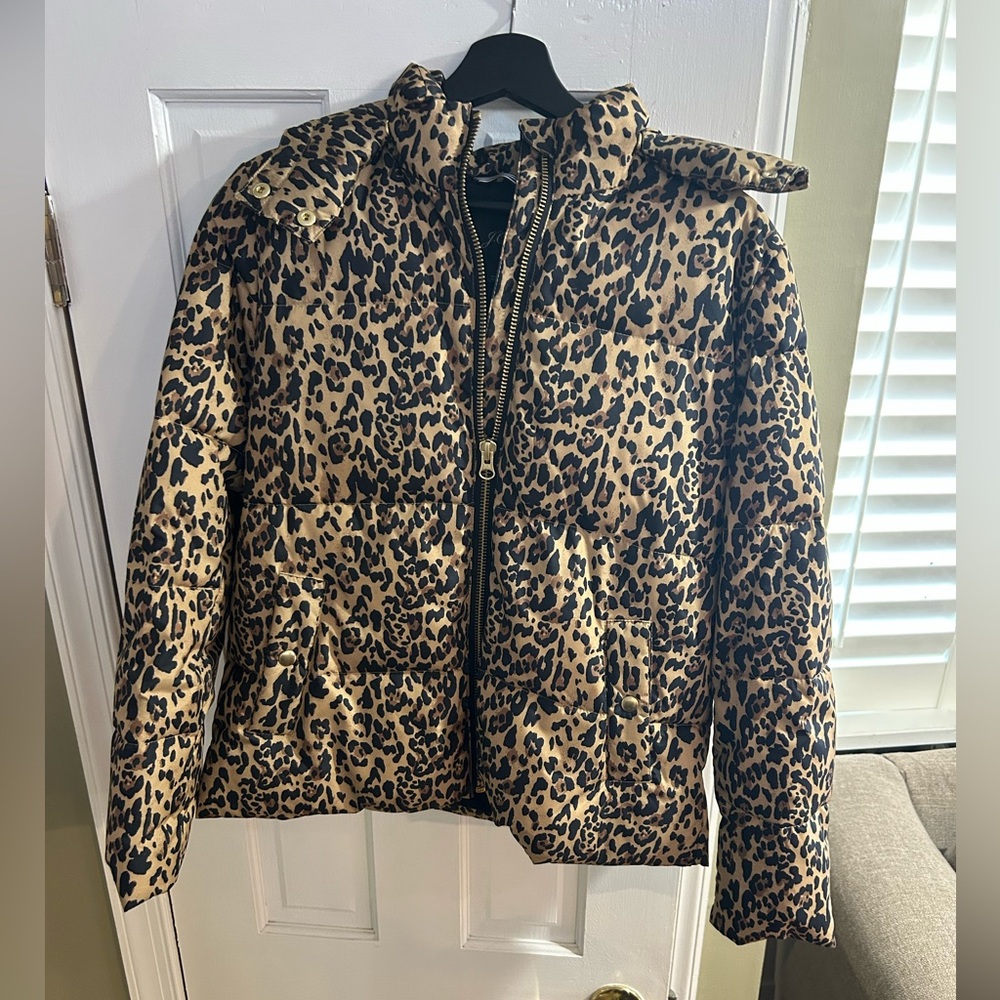 J.Crew Leopard Print Jacket